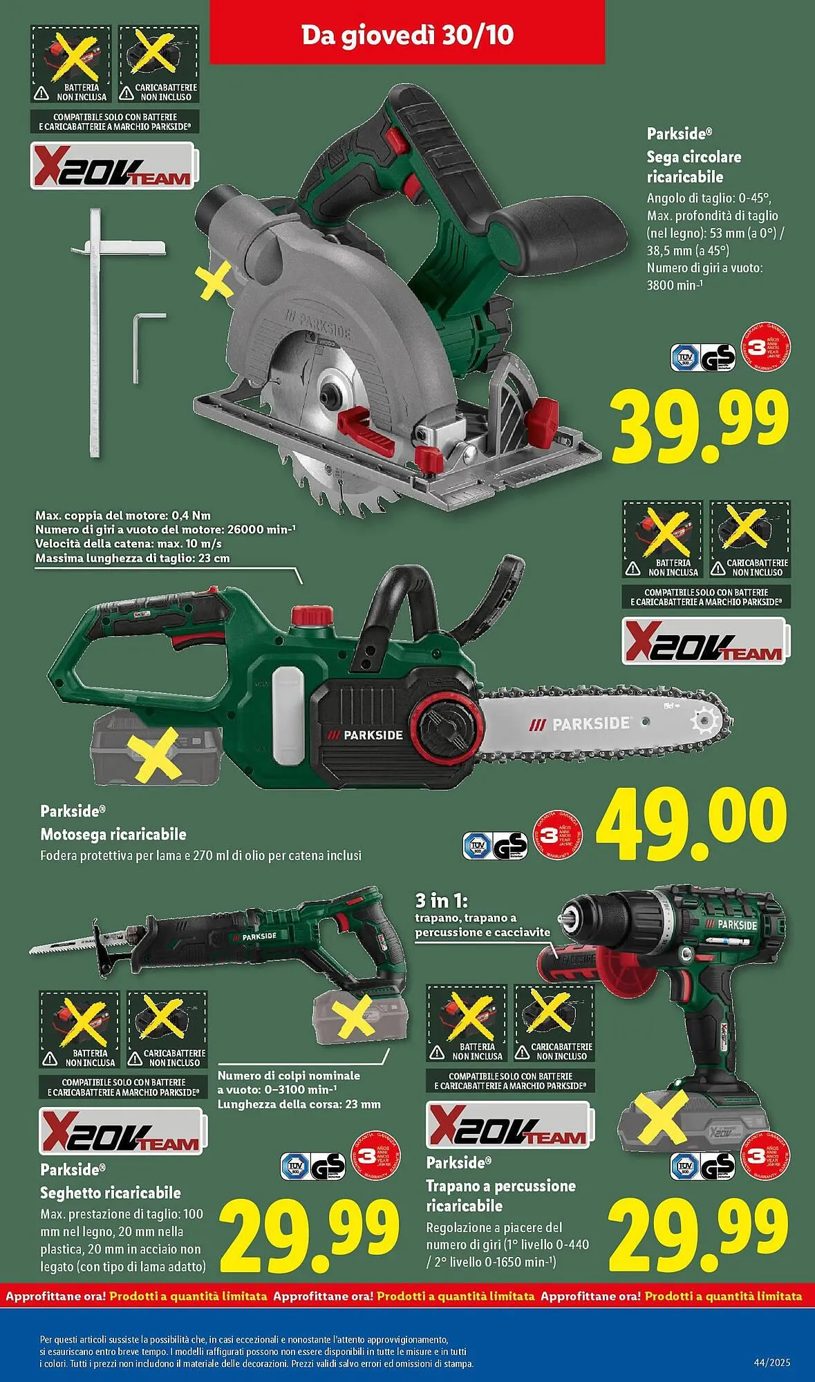 Volantino Lidl da 27 ottobre a 2 novembre di 2025 - Pagina del volantino 45