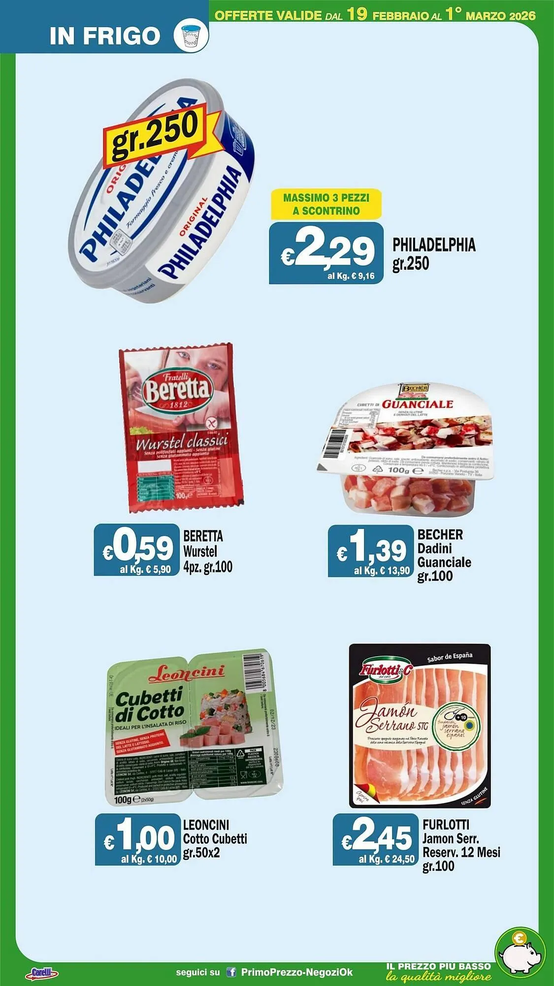 Volantino Primo Prezzo da 19 febbraio a 1 marzo di 2026 - Pagina del volantino 43