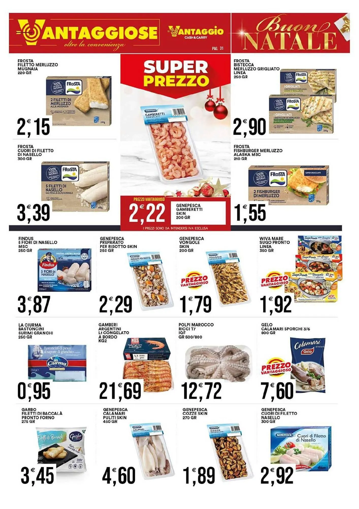 Volantino Vantaggio Cash&Carry da 15 dicembre a 27 dicembre di 2025 - Pagina del volantino 33