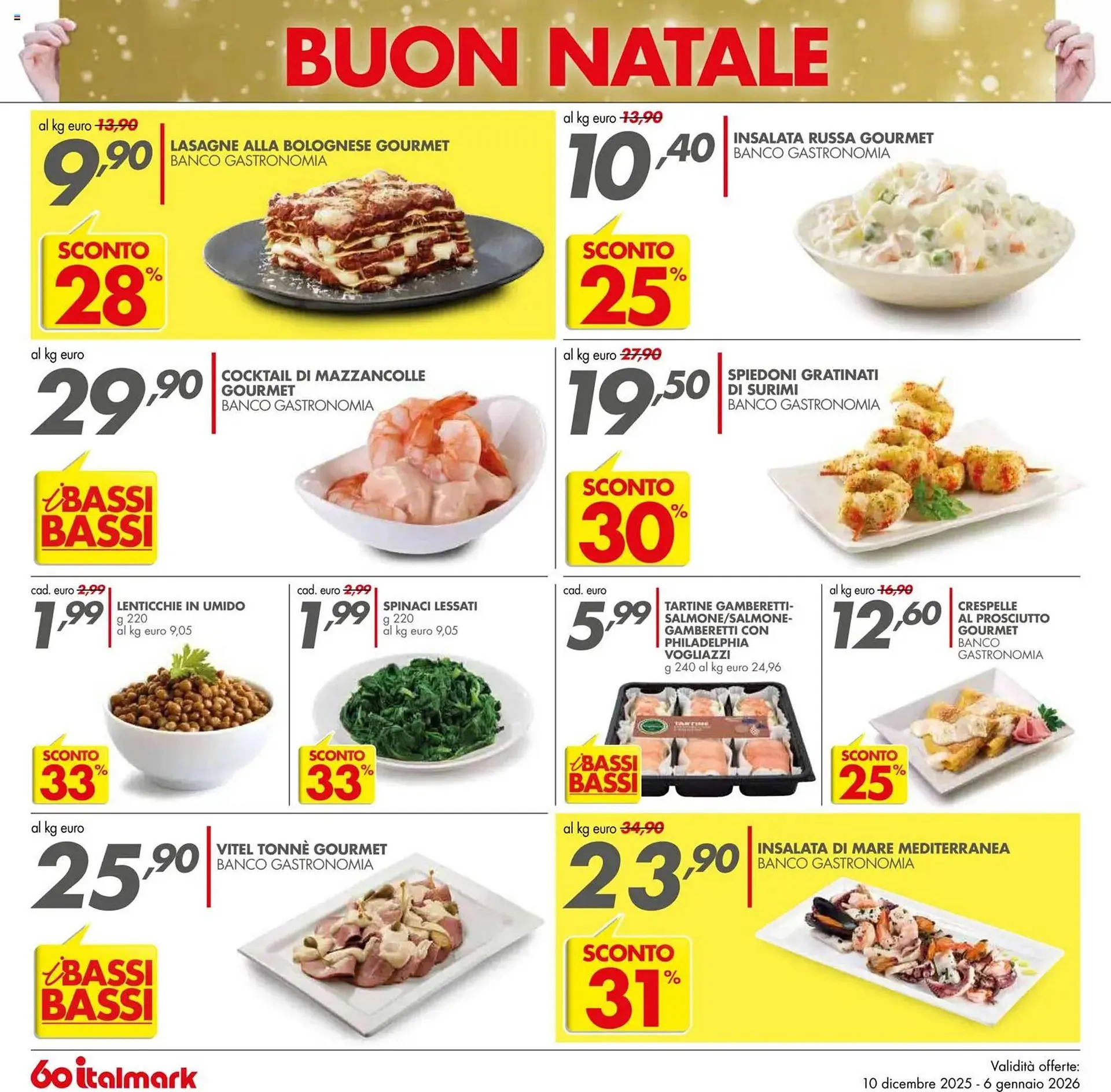 Volantino Italmark da 10 dicembre a 6 gennaio di 2026 - Pagina del volantino 10