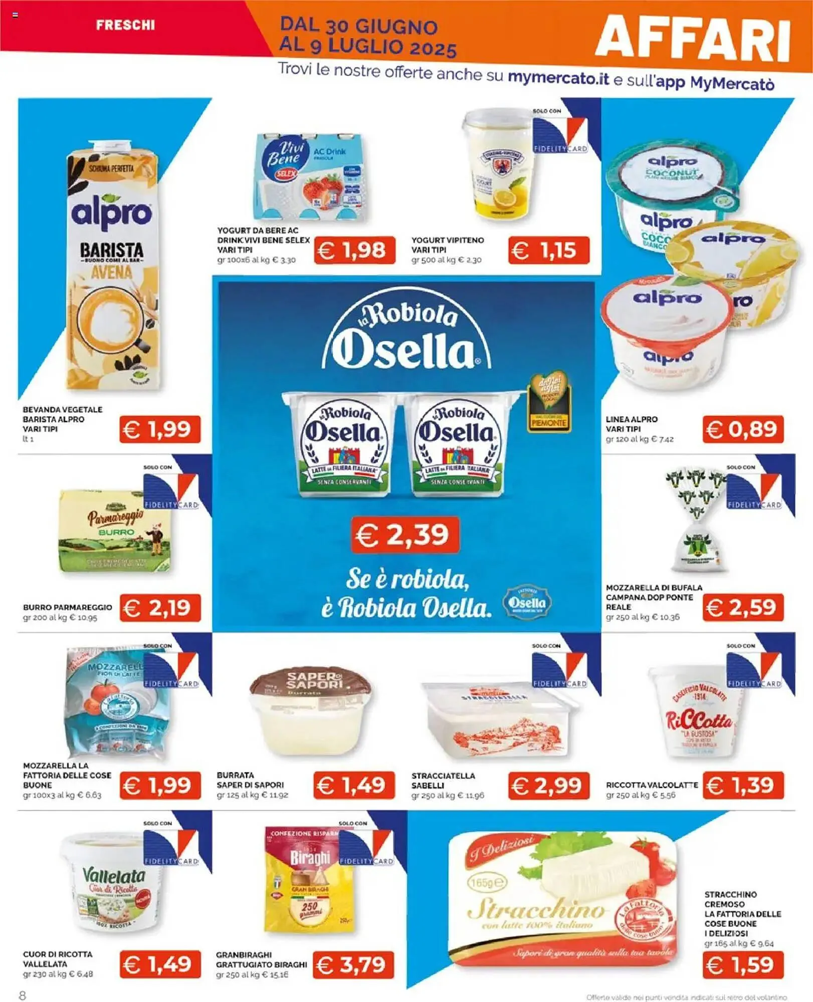 Volantino Mercatò Extra da 30 giugno a 9 luglio di 2025 - Pagina del volantino 8