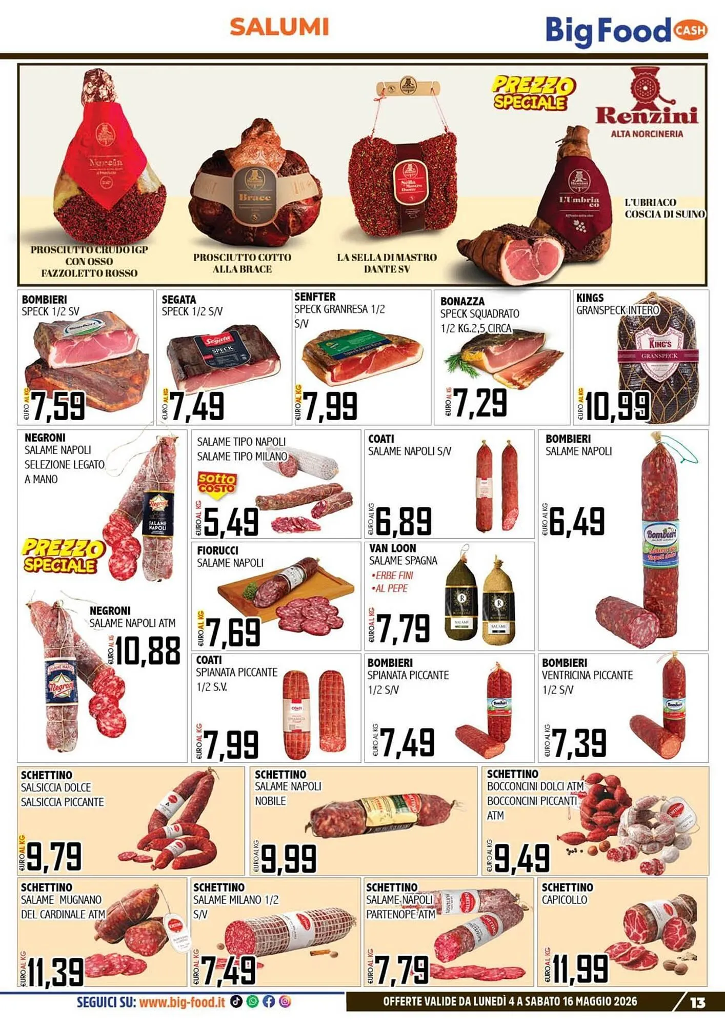 Volantino Big Food da 4 maggio a 16 maggio di 2026 - Pagina del volantino 13