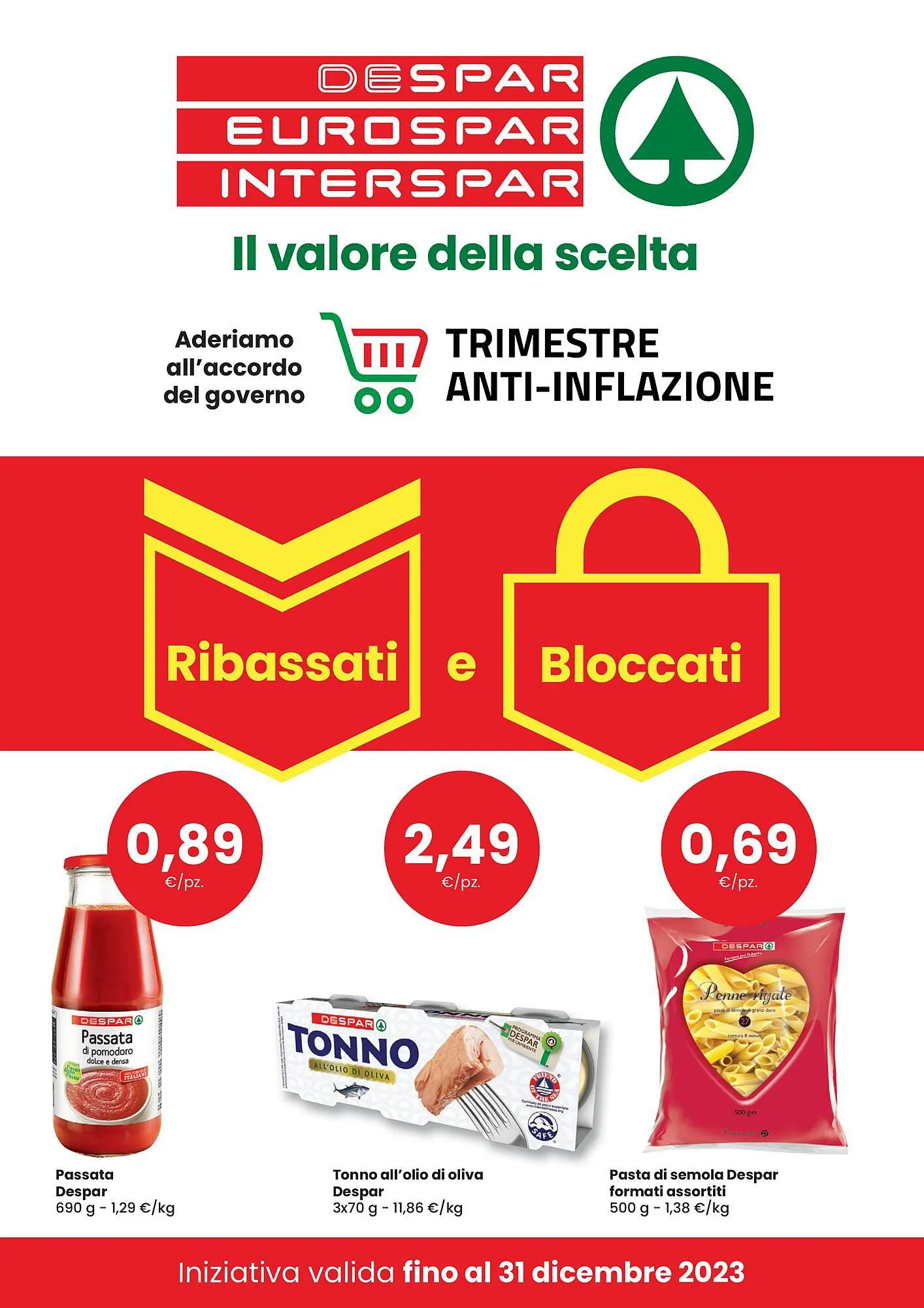 Volantino Eurospar da 11 dicembre a 31 dicembre di 2023 - Pagina del volantino 1