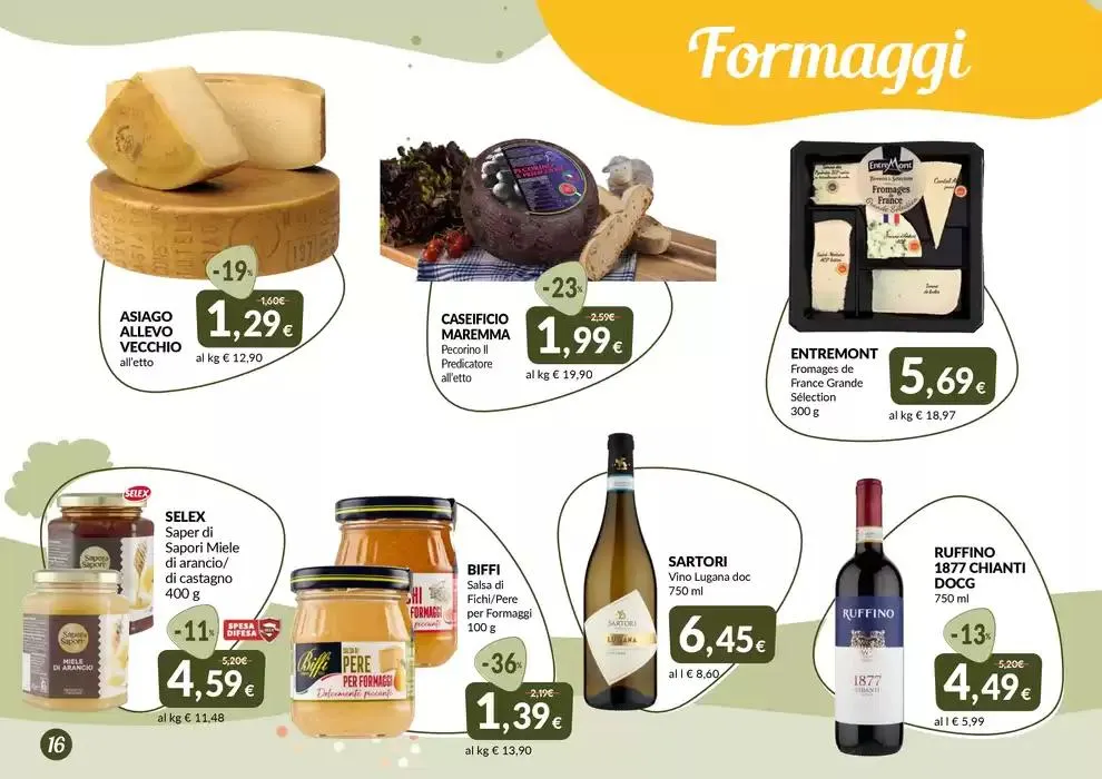 PASQUA FESTA DI SAPORI E CONVENIENZA da 28 marzo a 19 aprile di 2025 - Pagina del volantino 16