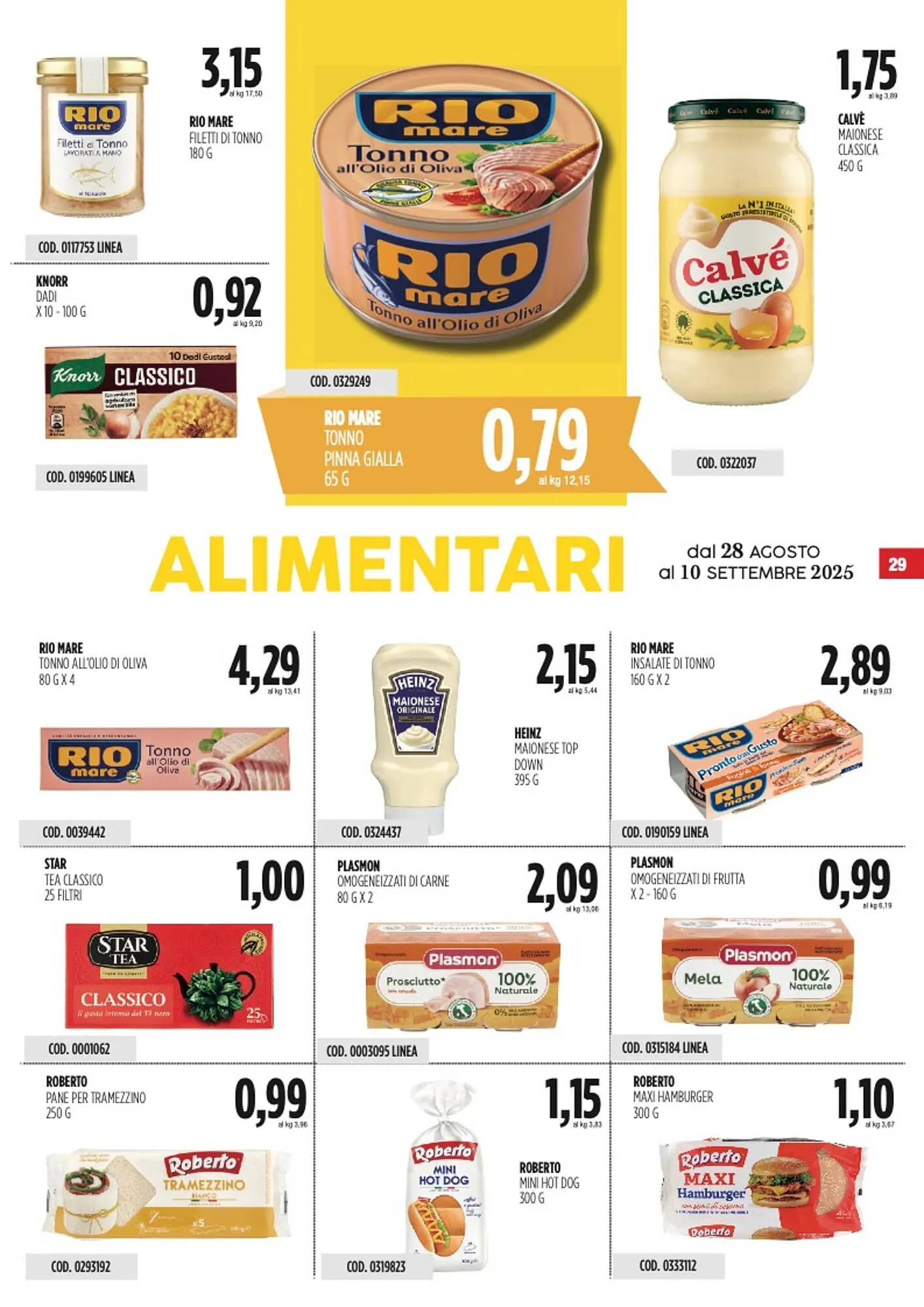 Volantino Carico Cash & Carry da 28 agosto a 10 settembre di 2025 - Pagina del volantino 29
