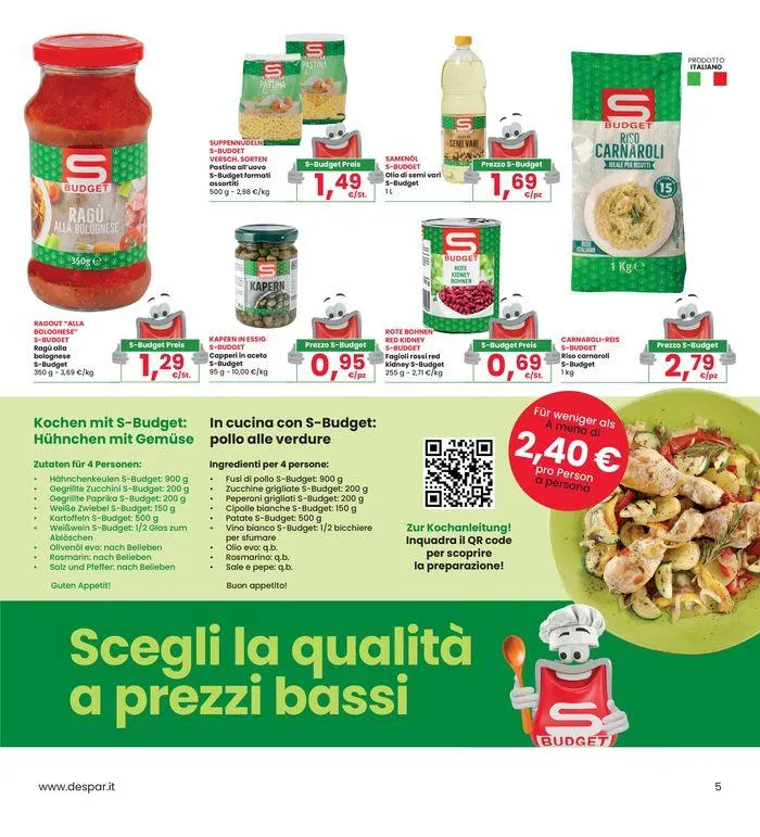 Più S-Budget, più ri-SPARmi! da 19 settembre a 2 ottobre di 2024 - Pagina del volantino 5