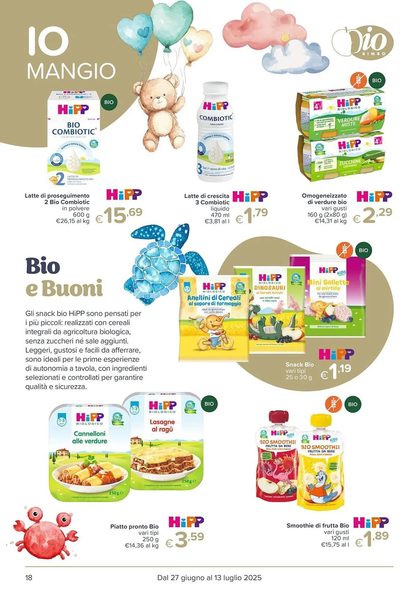 Volantino Io Bimbo da 27 giugno a 13 luglio di 2025 - Pagina del volantino 18