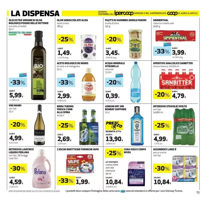 Sconti 30% 40% 50% da 27 marzo a 9 aprile di 2025 - Pagina del volantino 19