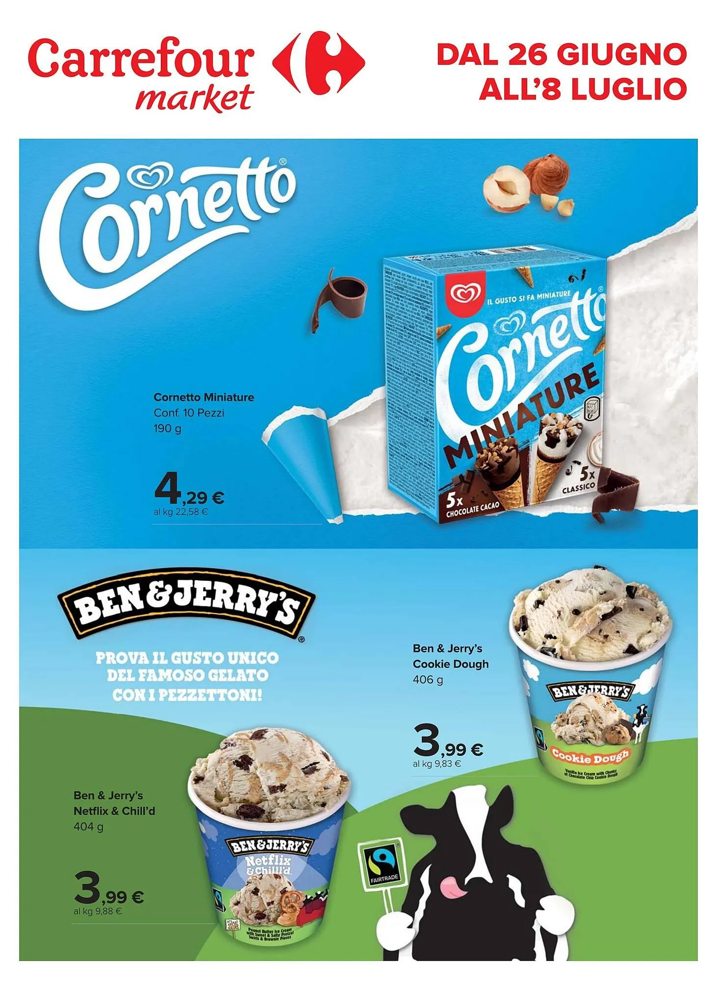 Volantino Carrefour Market da 26 giugno a 8 luglio di 2025 - Pagina del volantino 1
