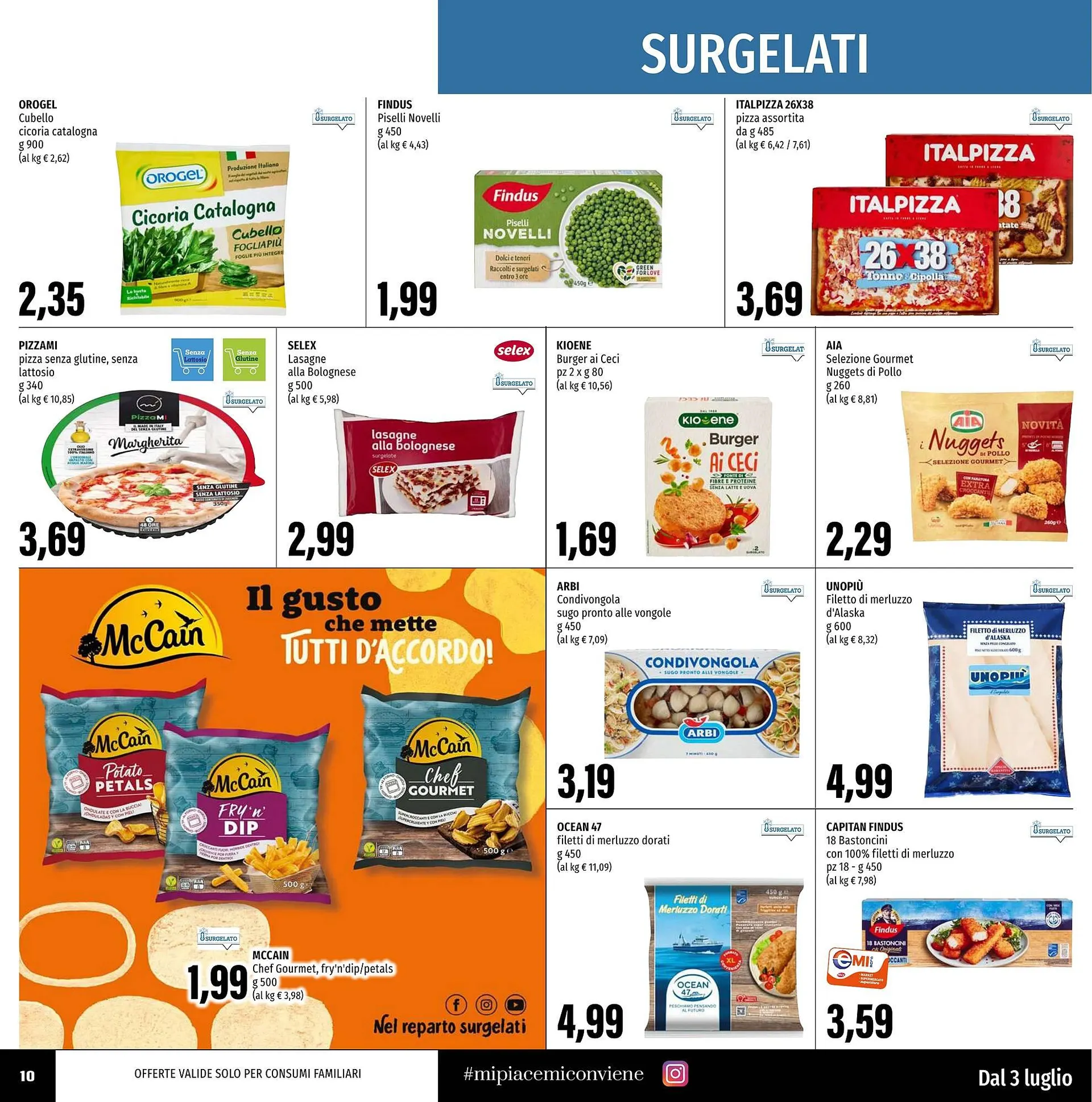 Volantino Emi Supermercati da 3 luglio a 16 luglio di 2025 - Pagina del volantino 10