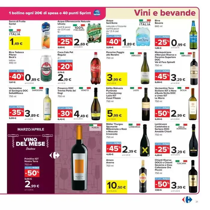 Sconti 30%40%50% da 25 marzo a 7 aprile di 2025 - Pagina del volantino 21