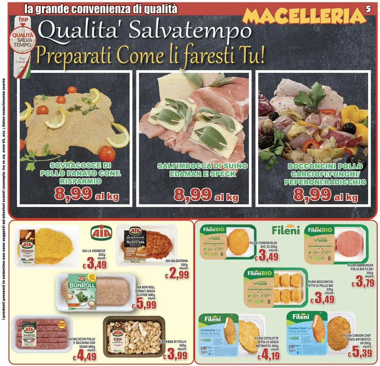 Top Supermercati Volantino attuale da 26 marzo a 9 aprile di 2026 - Pagina del volantino 5