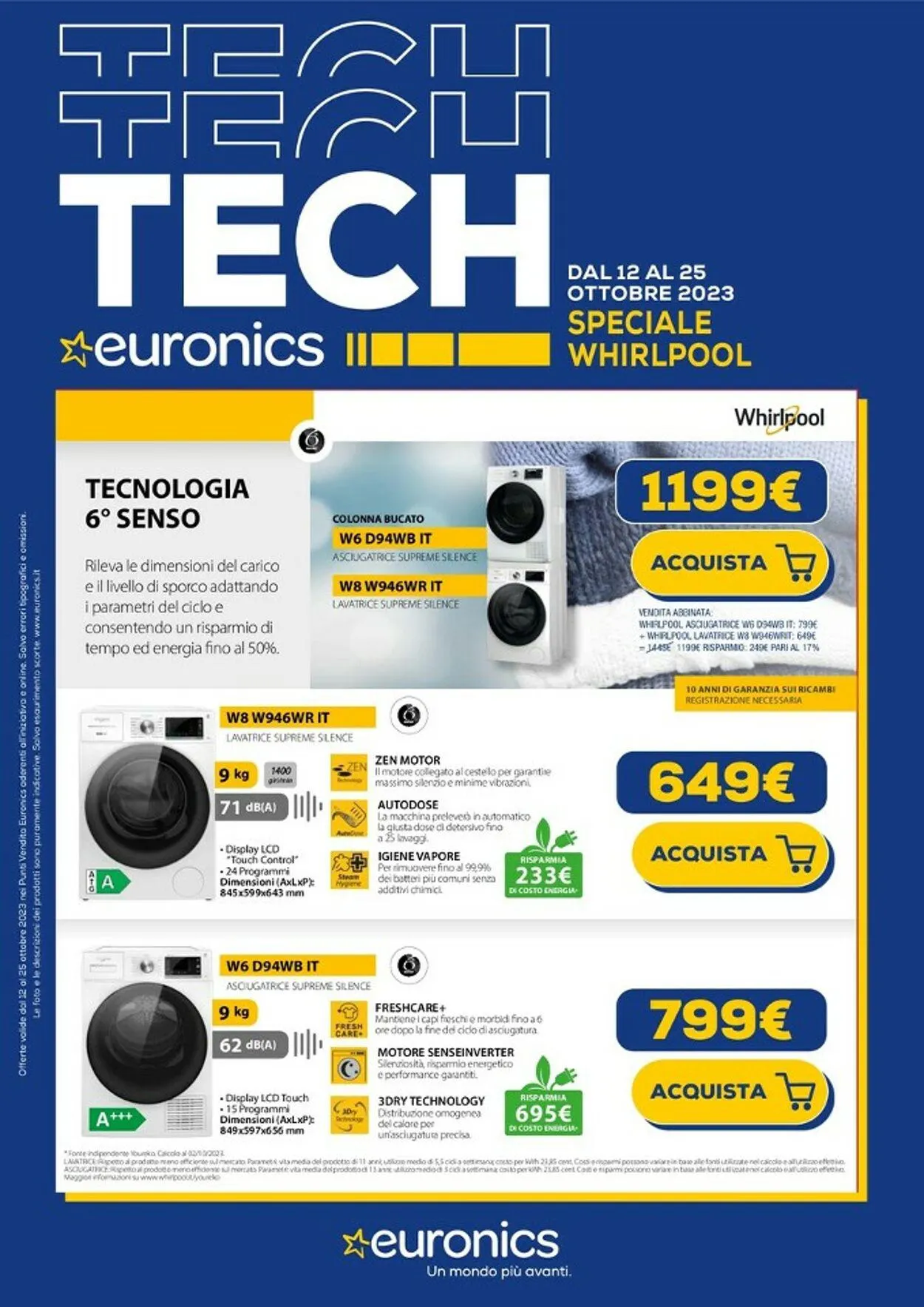 Euronics Volantino attuale da 12 ottobre a 31 dicembre di 2023 - Pagina del volantino 1