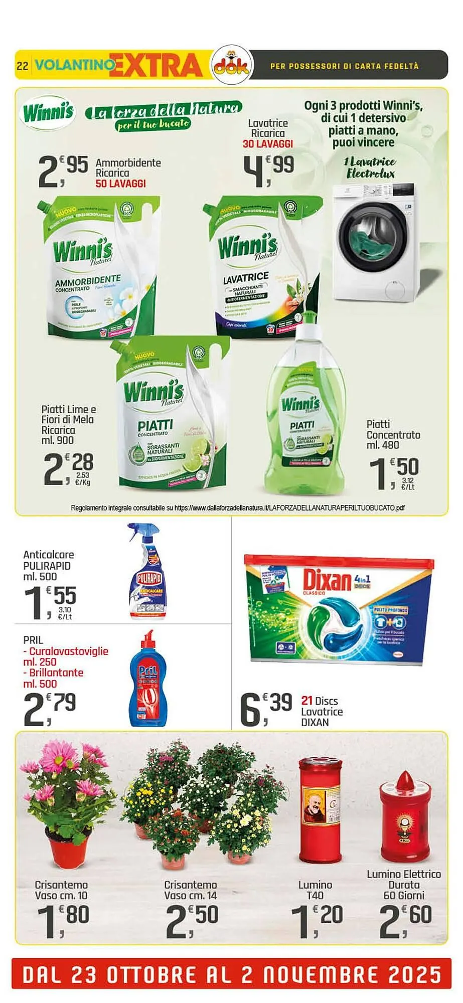 Volantino Supermercati Dok da 23 ottobre a 2 novembre di 2025 - Pagina del volantino 22