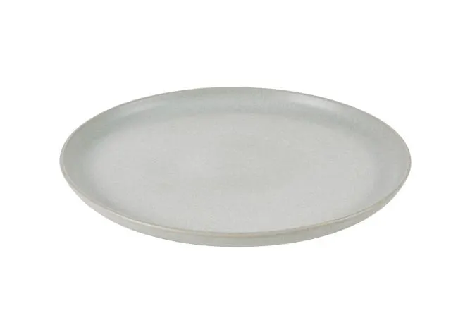 SOUL CLAY Piatto piano verde chiaro