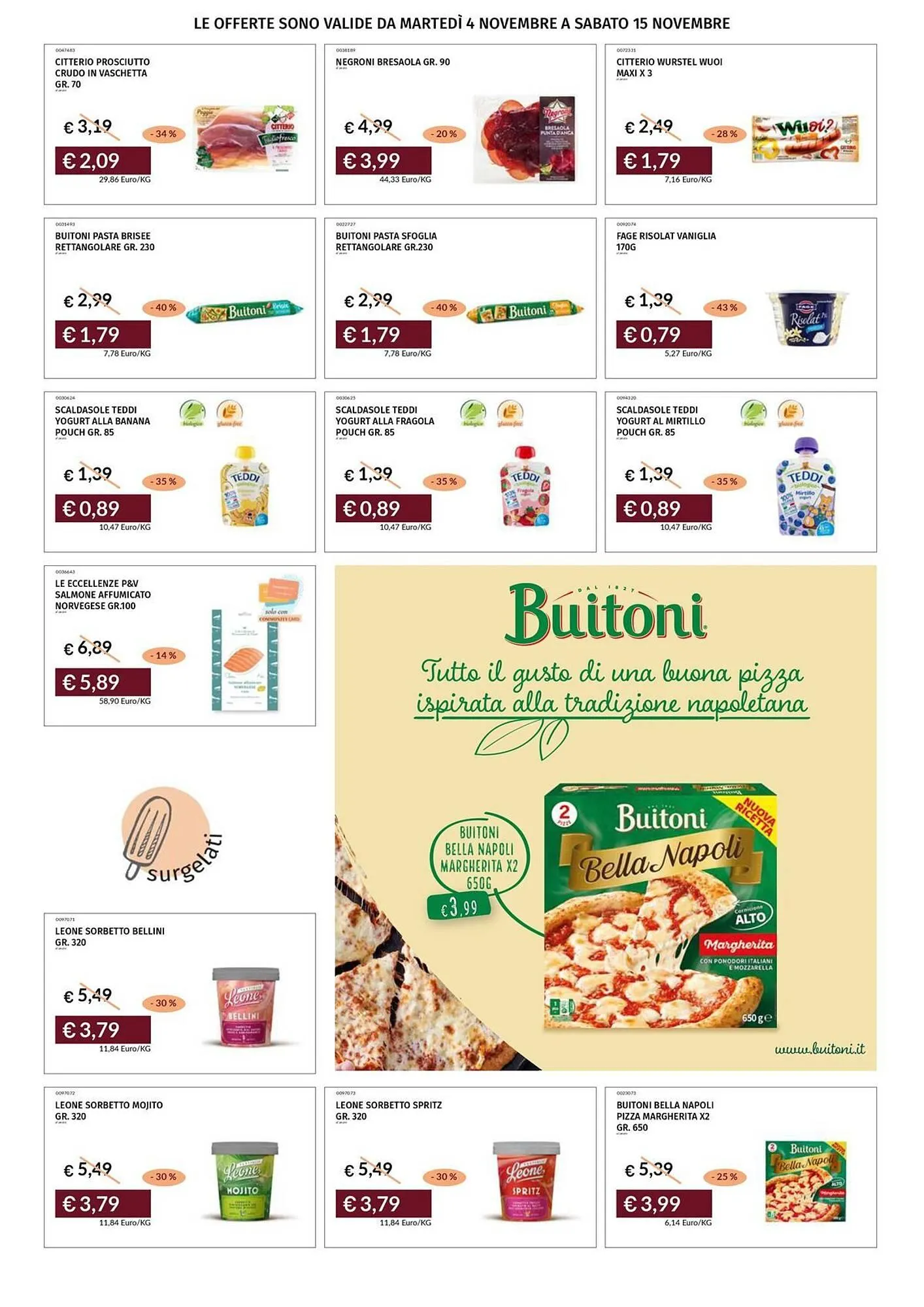 Volantino Prezzemolo e Vitale da 4 novembre a 15 novembre di 2025 - Pagina del volantino 9