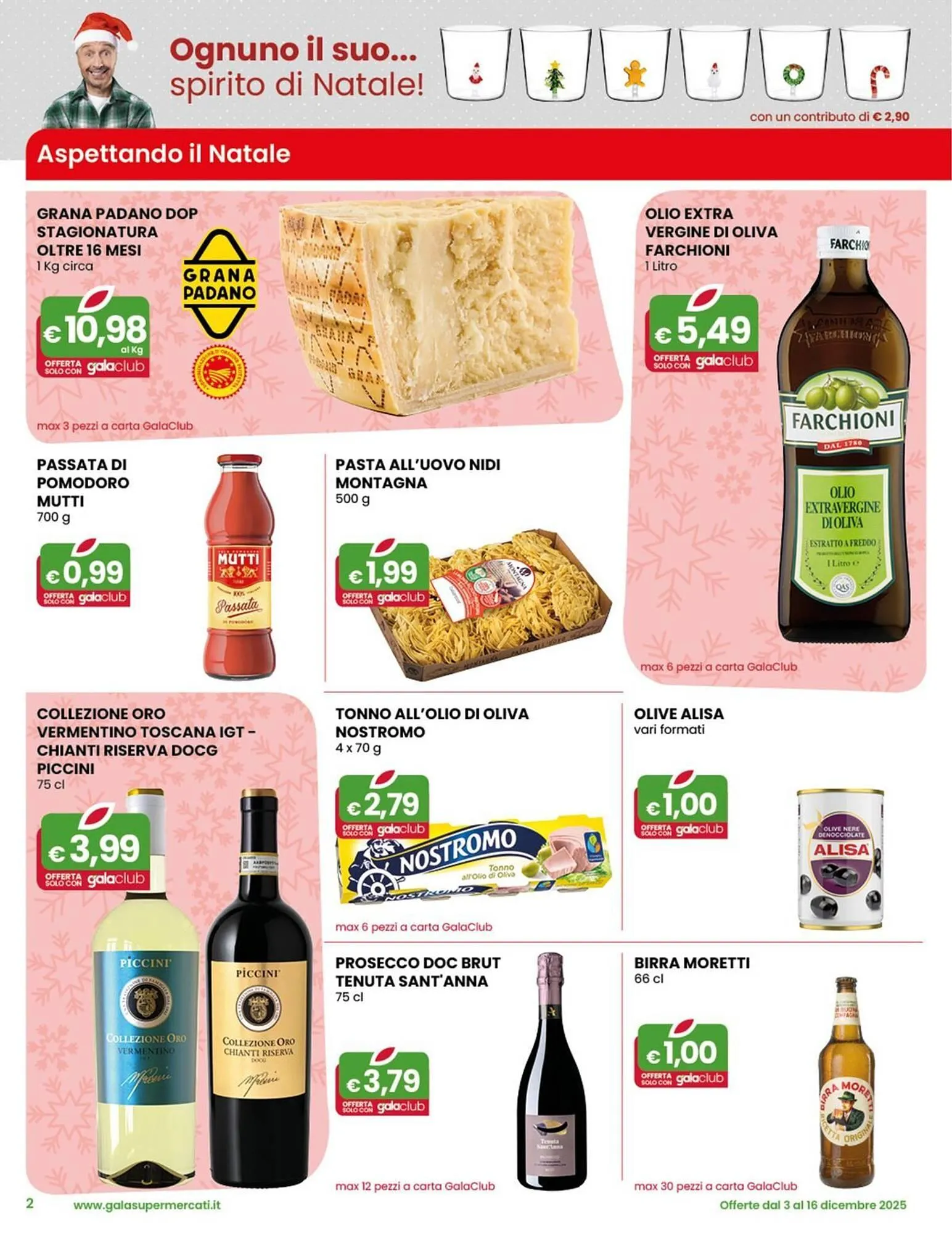 Volantino Gala Supermercati da 3 dicembre a 16 dicembre di 2025 - Pagina del volantino 2