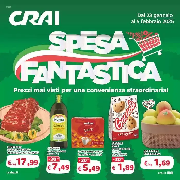 Spesa fantastica da 23 gennaio a 5 febbraio di 2025 - Pagina del volantino 1