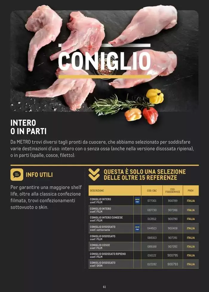 CATALOGO CARNE 2024 da 2 gennaio a 31 agosto di 2025 - Pagina del volantino 61