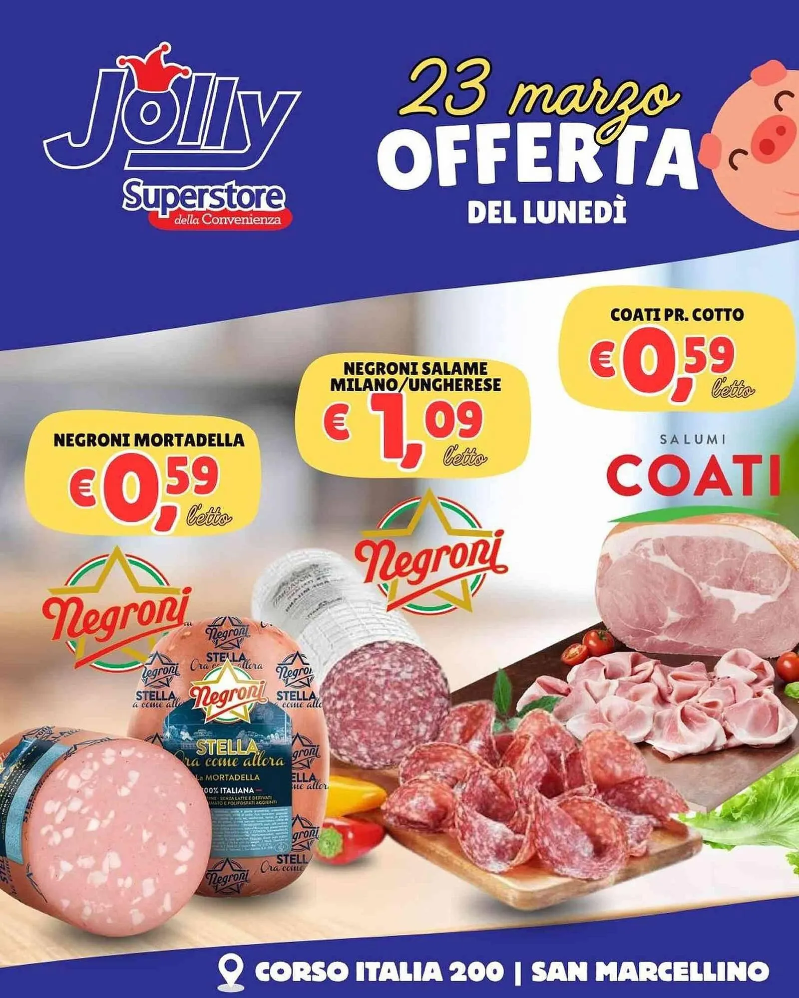Volantino Jolly Market da 23 marzo a 23 marzo di 2026 - Pagina del volantino 1