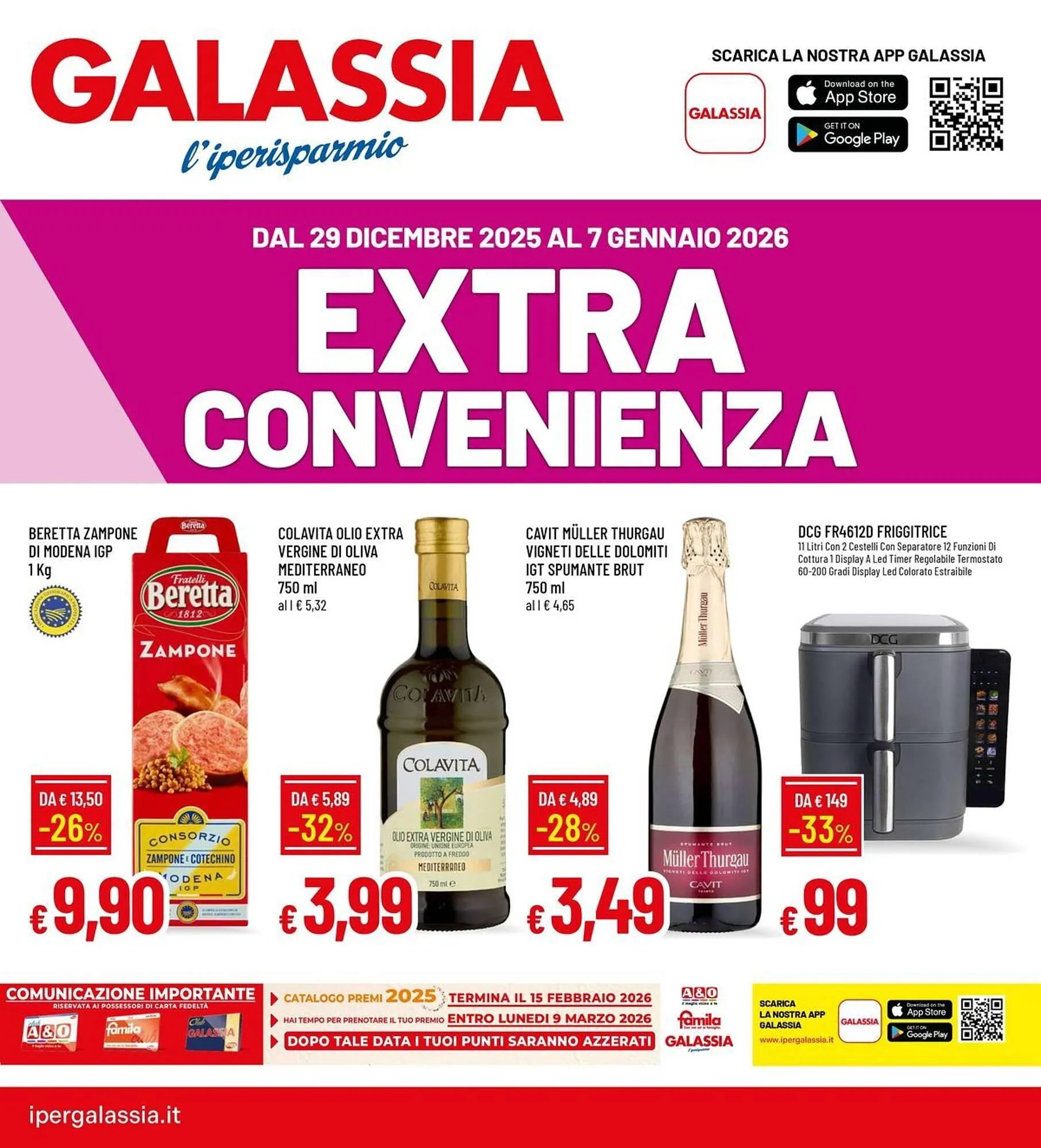 Volantino Galassia da 29 dicembre a 7 gennaio di 2026 - Pagina del volantino 1