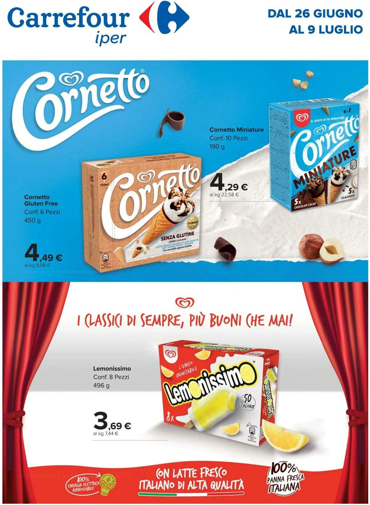 Carrefour Volantino attuale da 26 giugno a 9 luglio di 2025 - Pagina del volantino 1