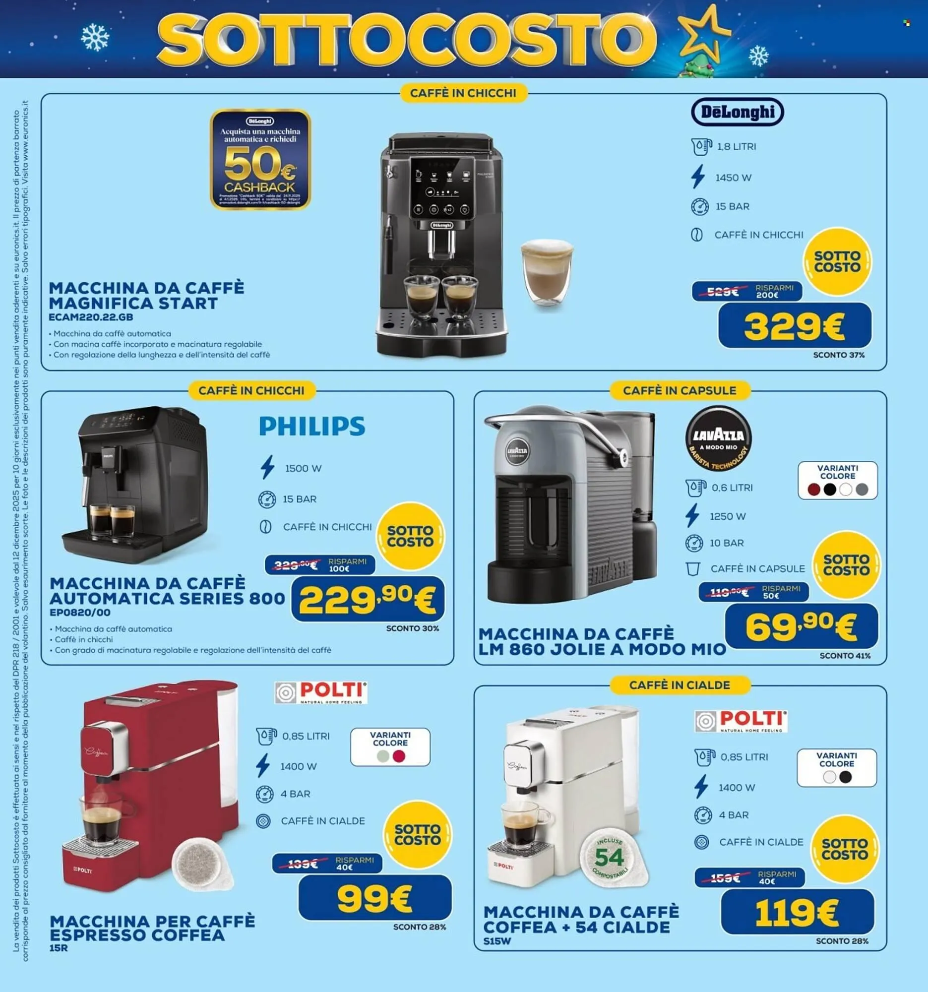 Volantino Euronics da 12 dicembre a 24 dicembre di 2025 - Pagina del volantino 39
