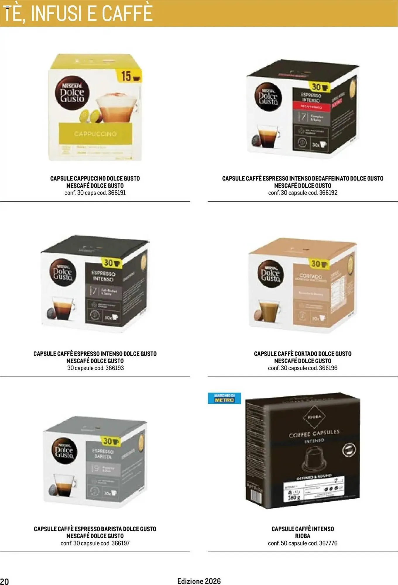 Volantino Metro da 17 ottobre a 17 ottobre di 2026 - Pagina del volantino 20
