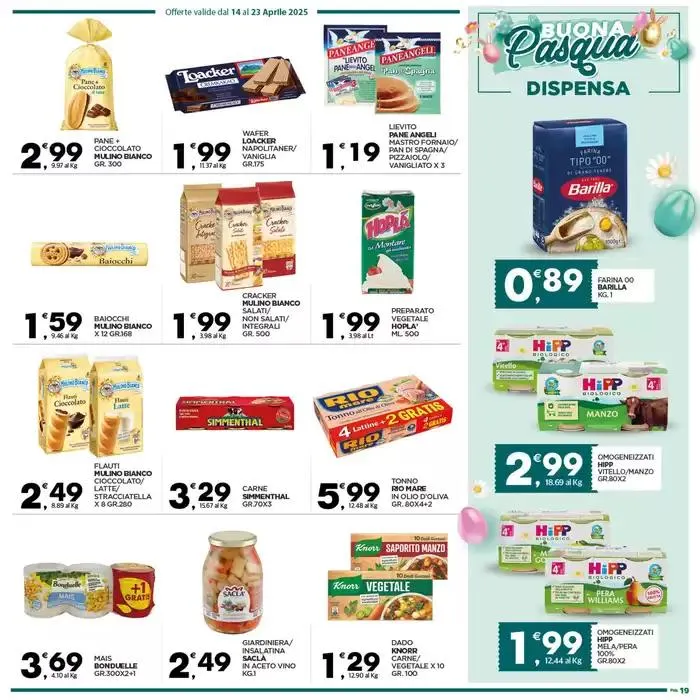Buona Pasqua da 14 aprile a 23 aprile di 2025 - Pagina del volantino 19