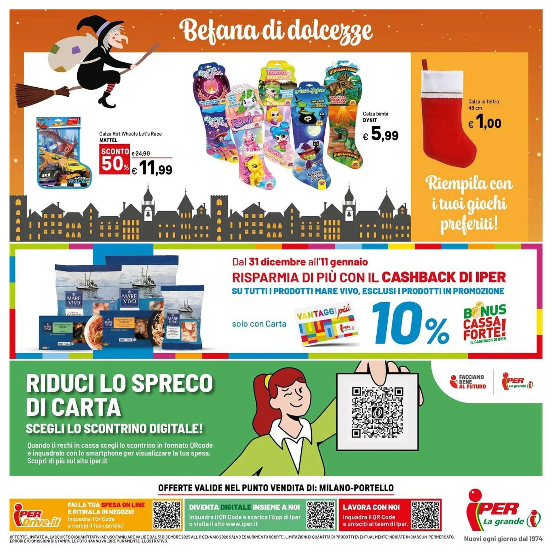 Volantino Iper La Grande da 31 dicembre a 11 gennaio di 2026 - Pagina del volantino 46