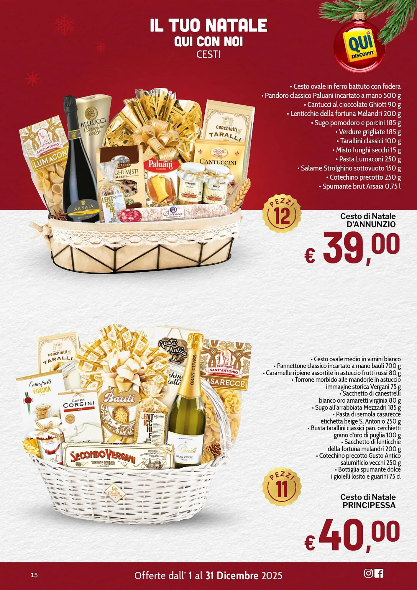 Volantino Qui Discount da 2 dicembre a 31 dicembre di 2025 - Pagina del volantino 15
