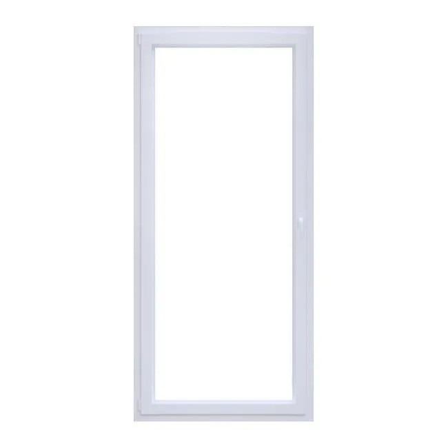 Portafinestra in PVC bianco L 80 x H 220 cm, 1 anta apertura a sinistra Vedi i dettagli del prodotto