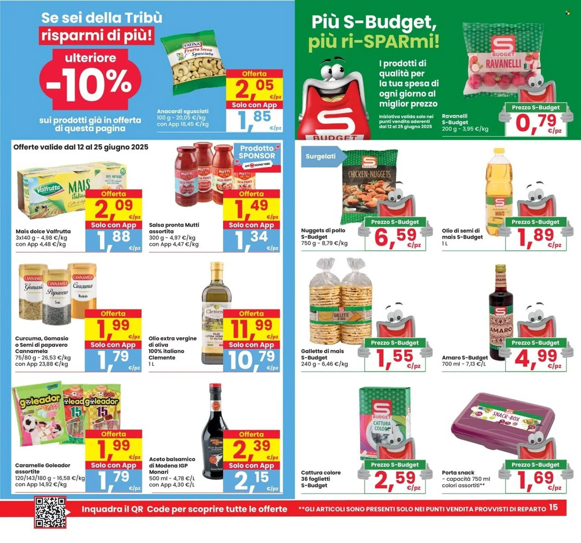 Volantino Eurospar da 12 giugno a 25 giugno di 2025 - Pagina del volantino 15