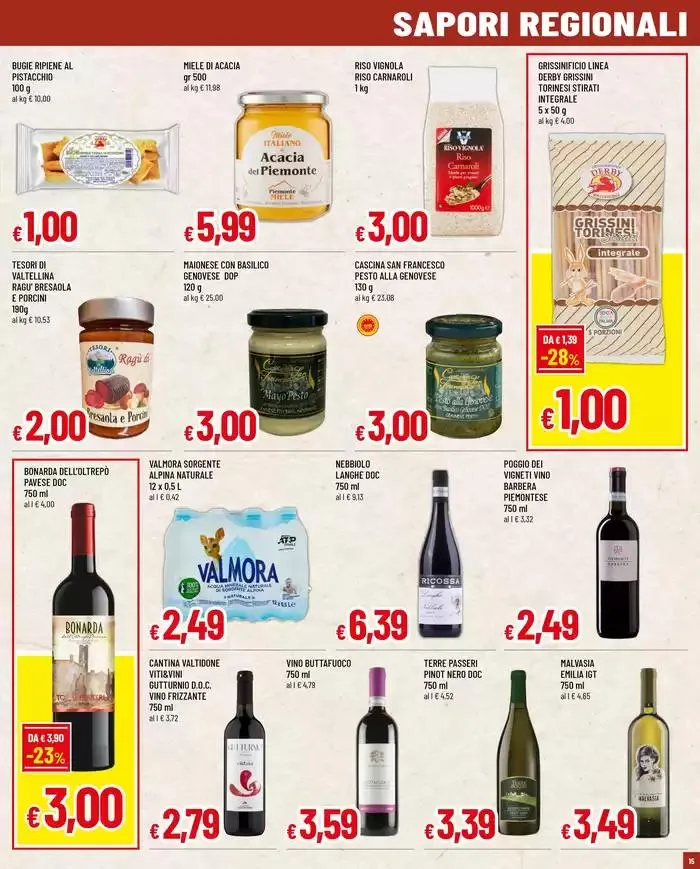 TANTI PRODOTTI A 1 - 2 - 3 € da 6 febbraio a 19 febbraio di 2025 - Pagina del volantino 15