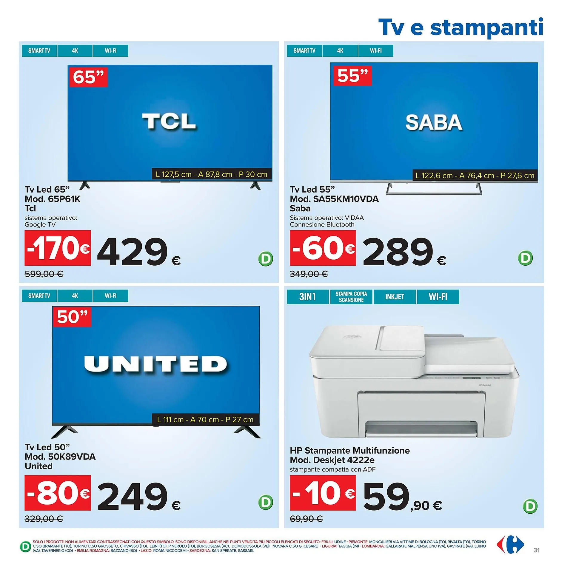 Volantino Carrefour da 13 marzo a 23 marzo di 2026 - Pagina del volantino 31
