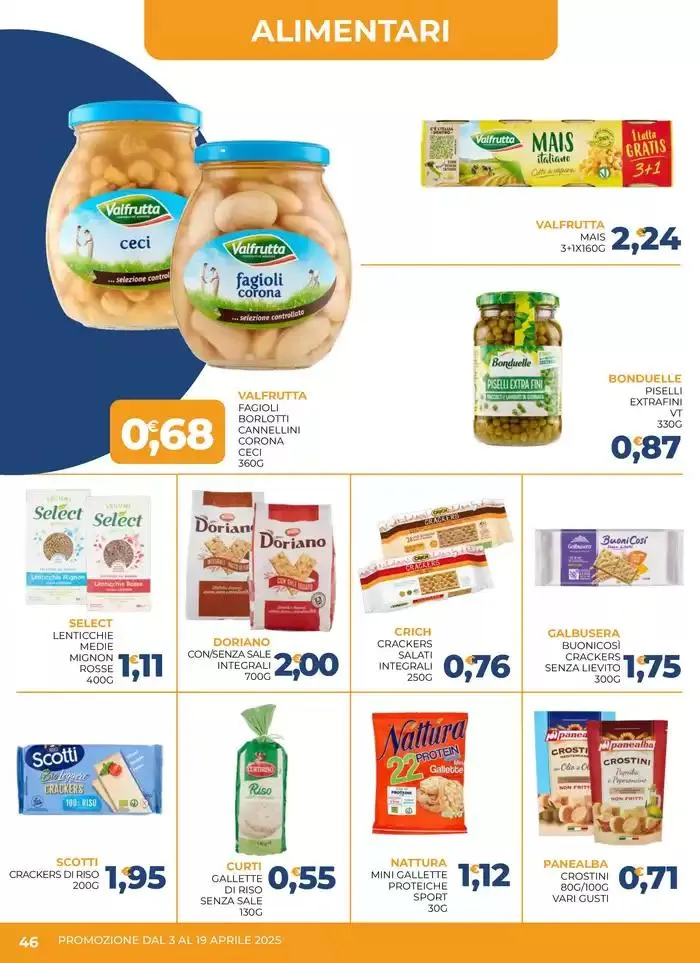 Promozione dal 3 al 19 aprile da 3 aprile a 19 aprile di 2025 - Pagina del volantino 46