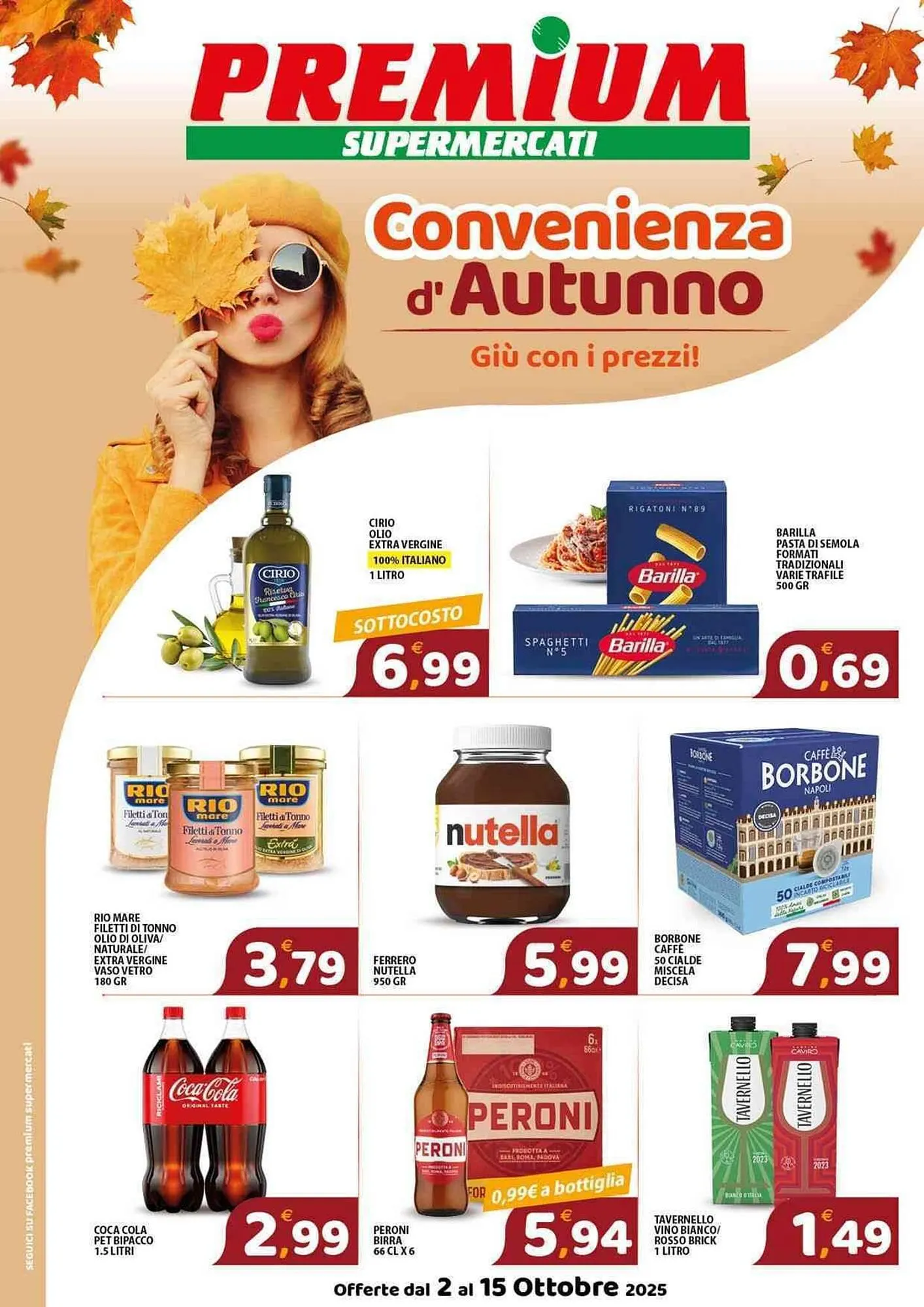 Volantino Premium Supermercati da 3 ottobre a 15 ottobre di 2025 - Pagina del volantino 1