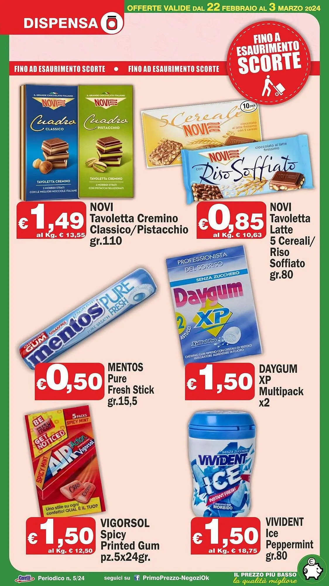 Volantino Primo Prezzo da 22 febbraio a 3 marzo di 2024 - Pagina del volantino 17