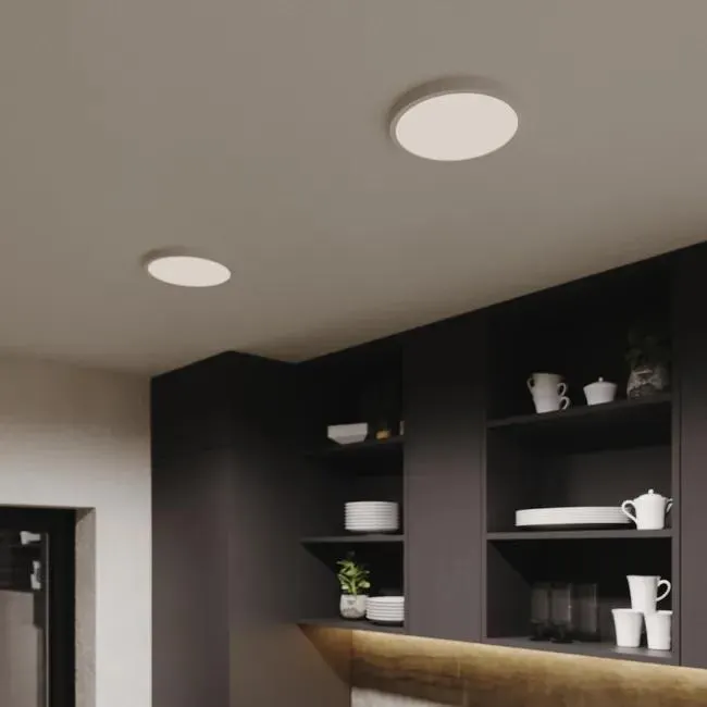 Pannello LED Sanoa bianco Ø 22.8 cm con 2 temperature di colore ad intensità regolabile 2500 LUMEN, INSPIRE