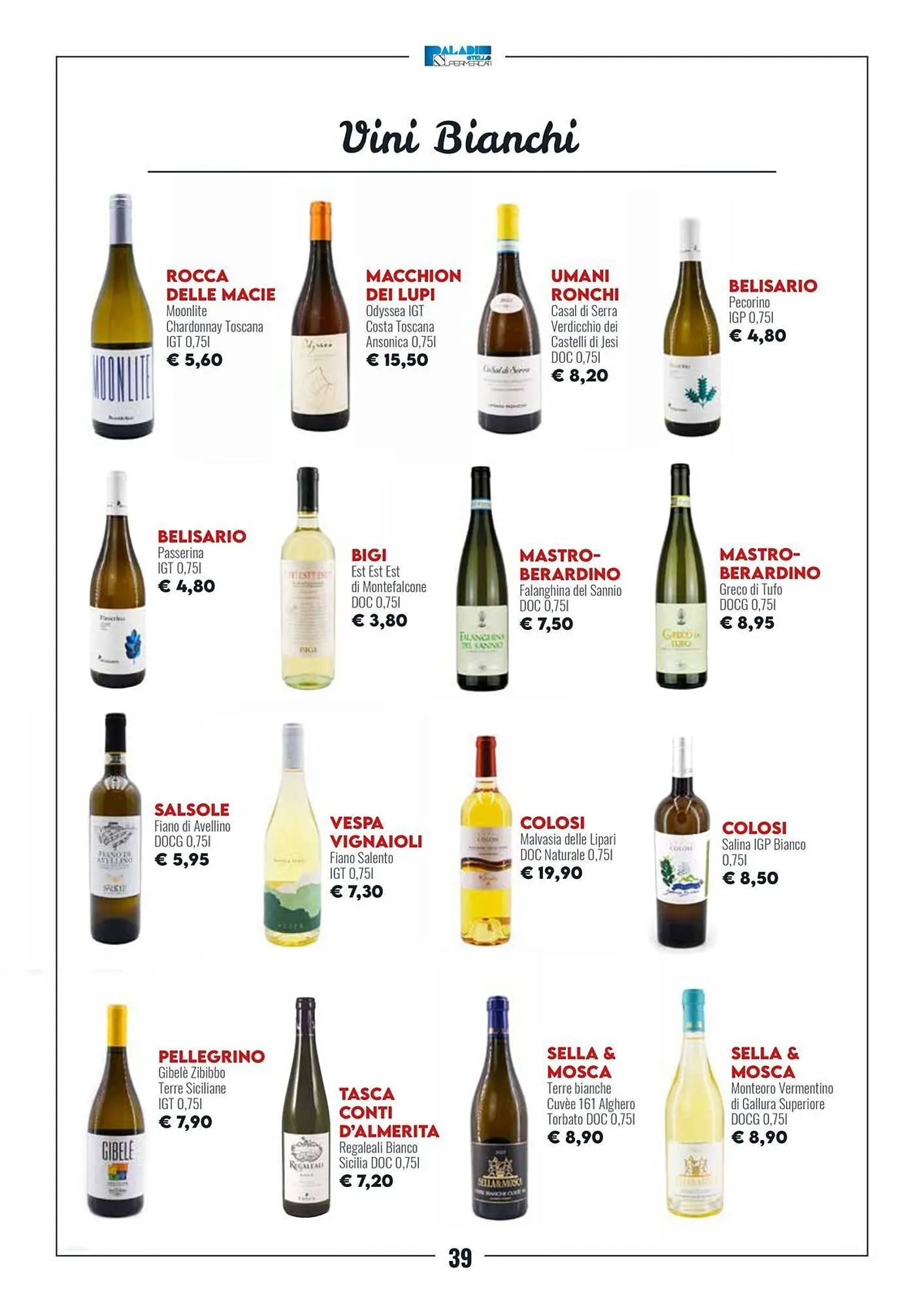 Volantino Paladini Otello Supermercato da 1 dicembre a 31 dicembre di 2025 - Pagina del volantino 39