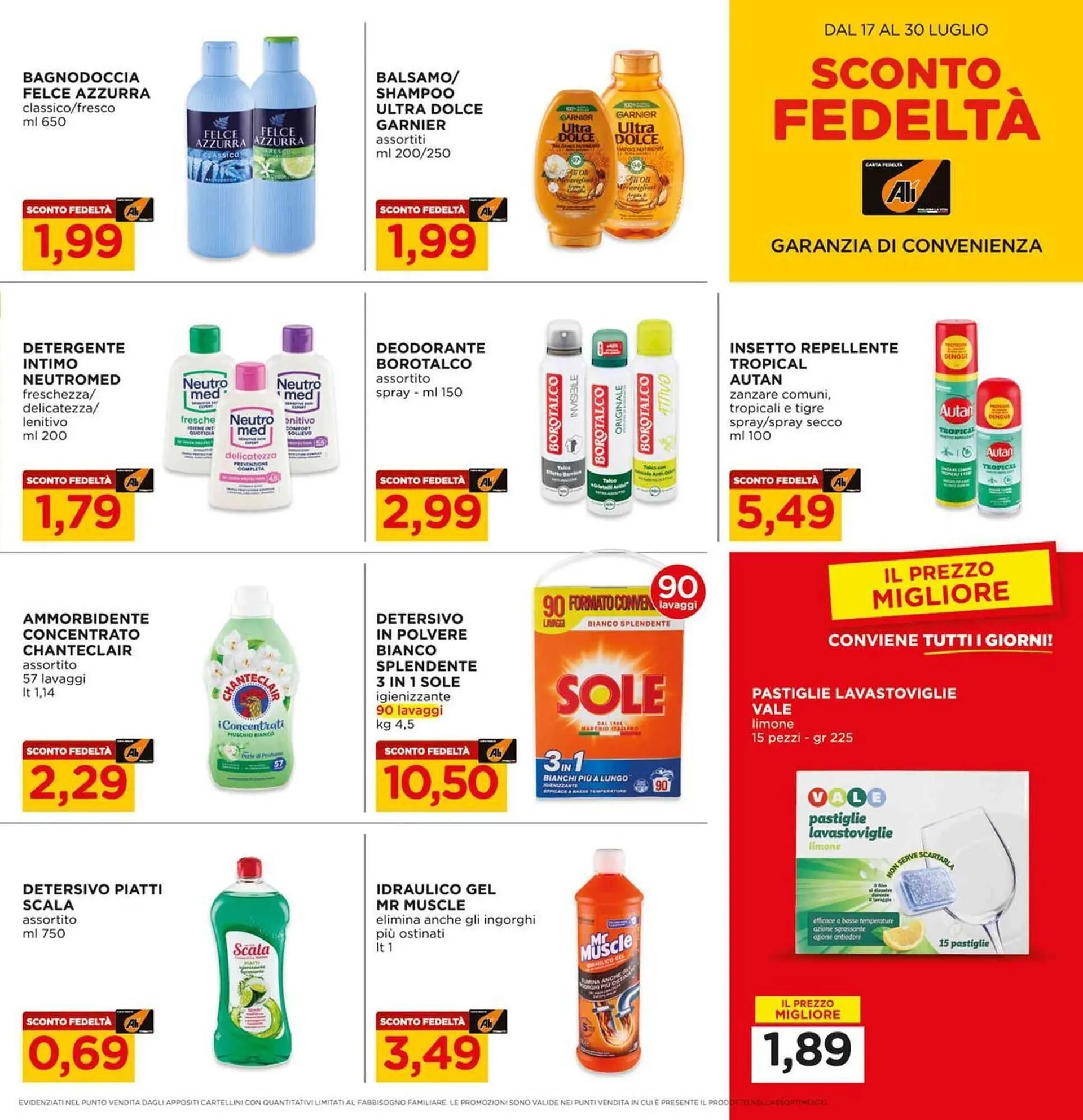 Volantino Alì Supermercati da 17 luglio a 30 luglio di 2025 - Pagina del volantino 15