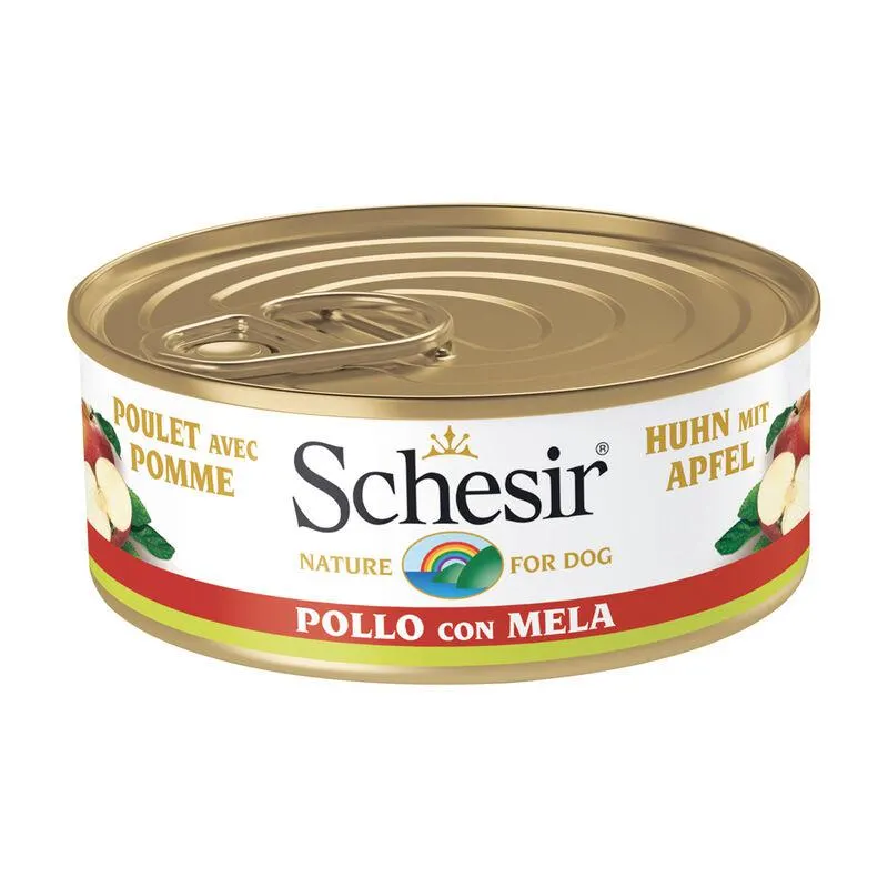 Schesir Dog Pollo con Mela 150 gr 000126133