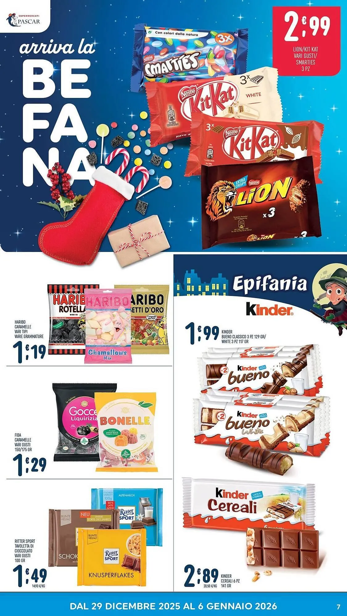Volantino Gruppo Pascar da 29 dicembre a 6 gennaio di 2026 - Pagina del volantino 7
