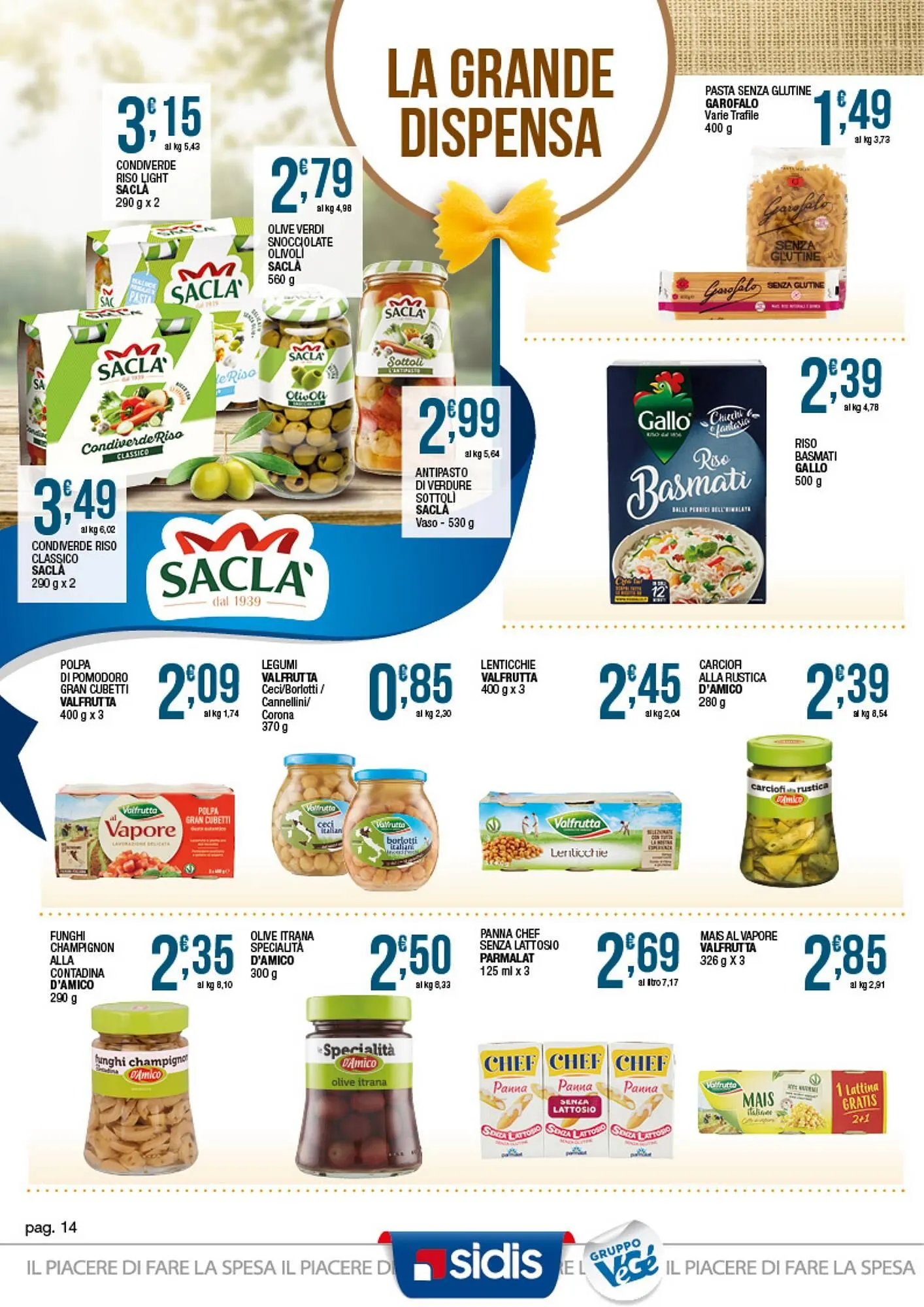 Volantino Maxi Sidis da 14 luglio a 26 luglio di 2025 - Pagina del volantino 14