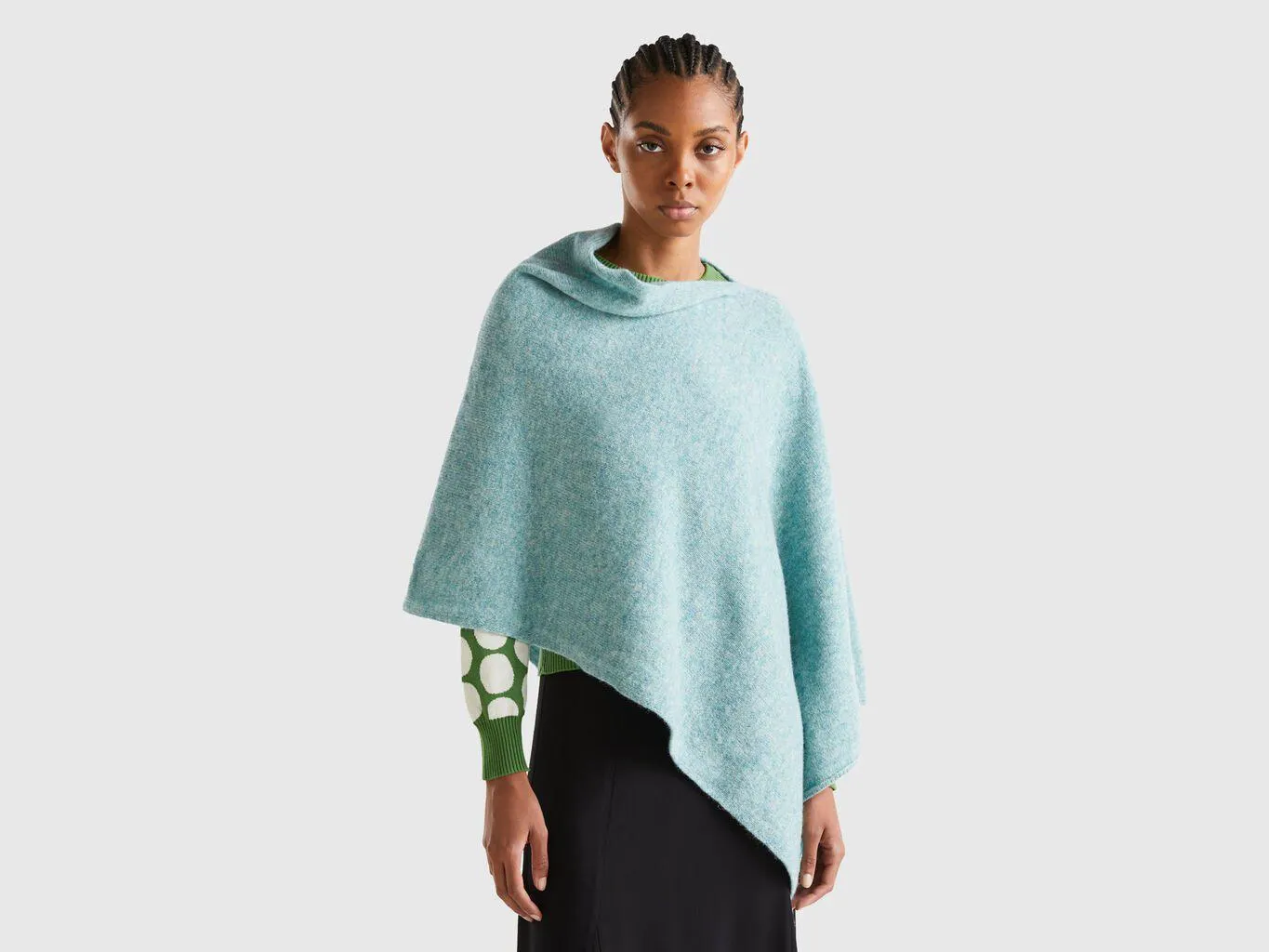 Mantella in pura lana Shetland