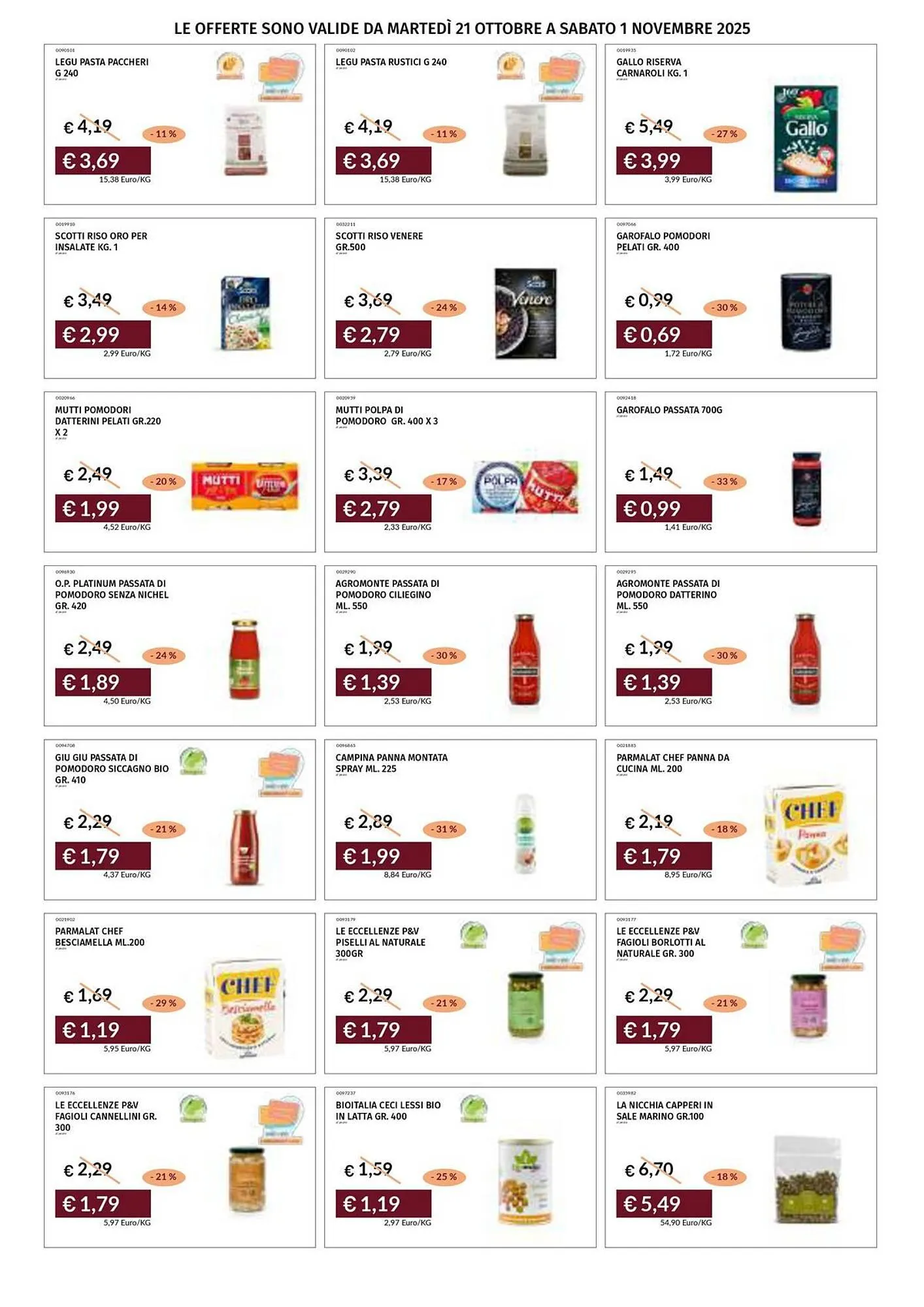 Volantino Prezzemolo e Vitale da 21 ottobre a 1 novembre di 2025 - Pagina del volantino 24
