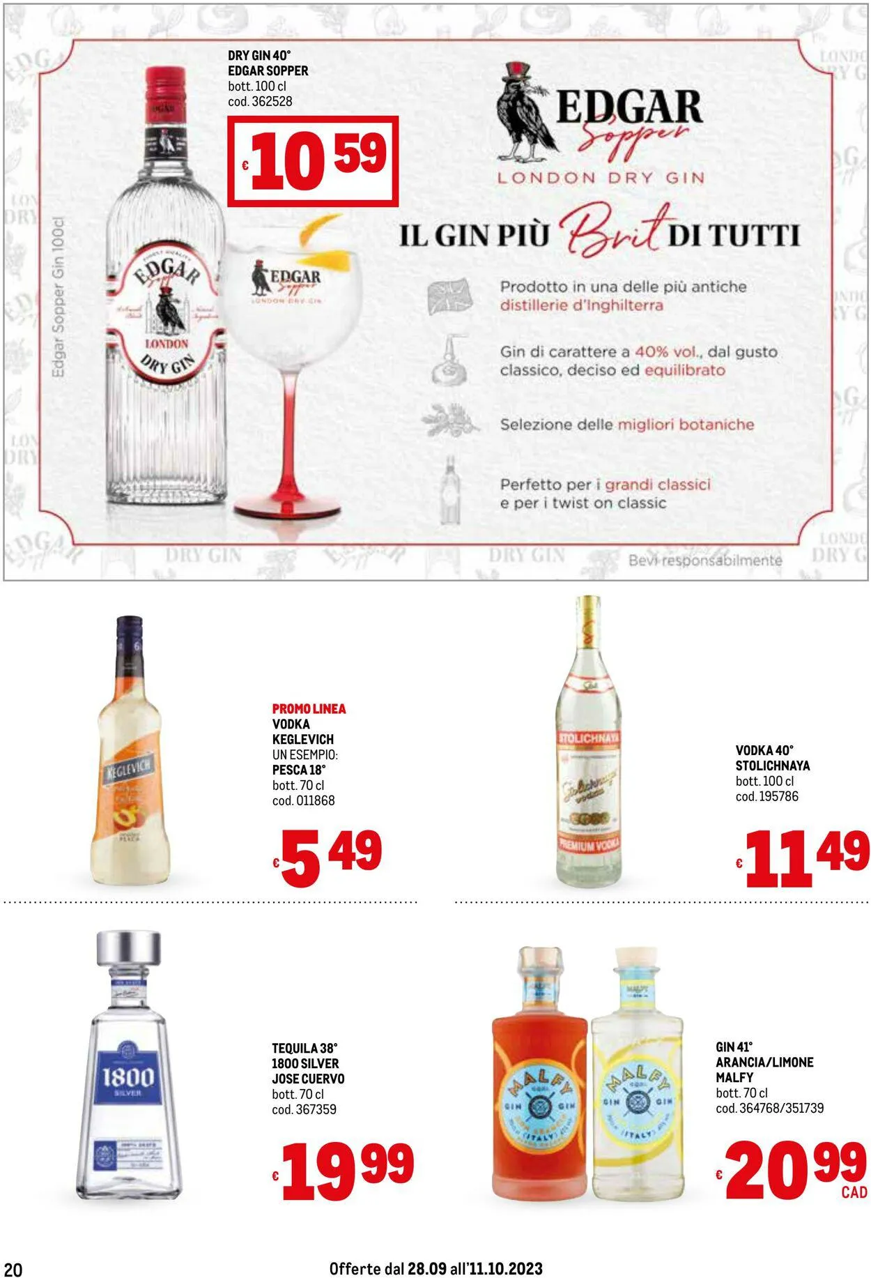 Metro Volantino attuale da 28 settembre a 11 ottobre di 2023 - Pagina del volantino 20