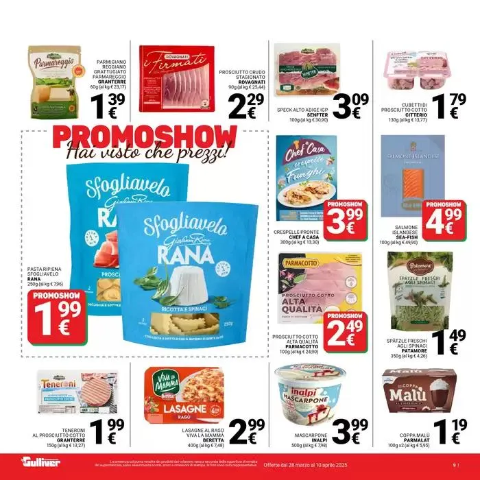 Promo show da 28 marzo a 10 aprile di 2025 - Pagina del volantino 9
