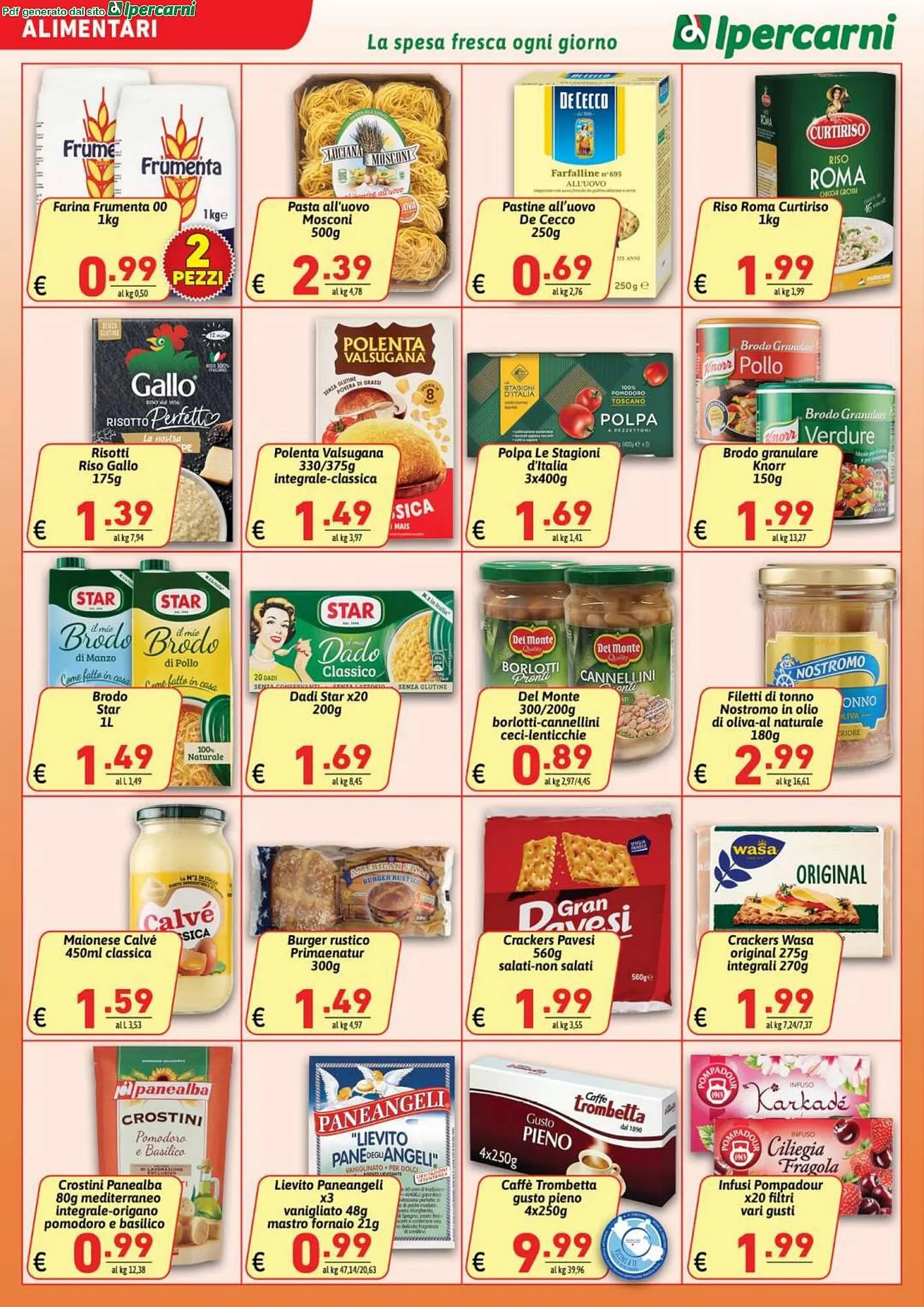 Volantino Ipercarni da 17 ottobre a 28 ottobre di 2025 - Pagina del volantino 12