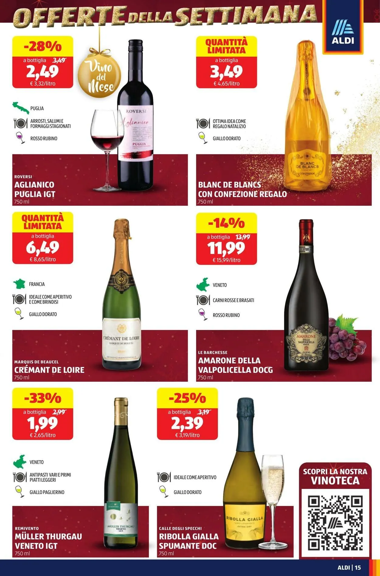Aldi Volantino attuale da 15 dicembre a 21 dicembre di 2025 - Pagina del volantino 15